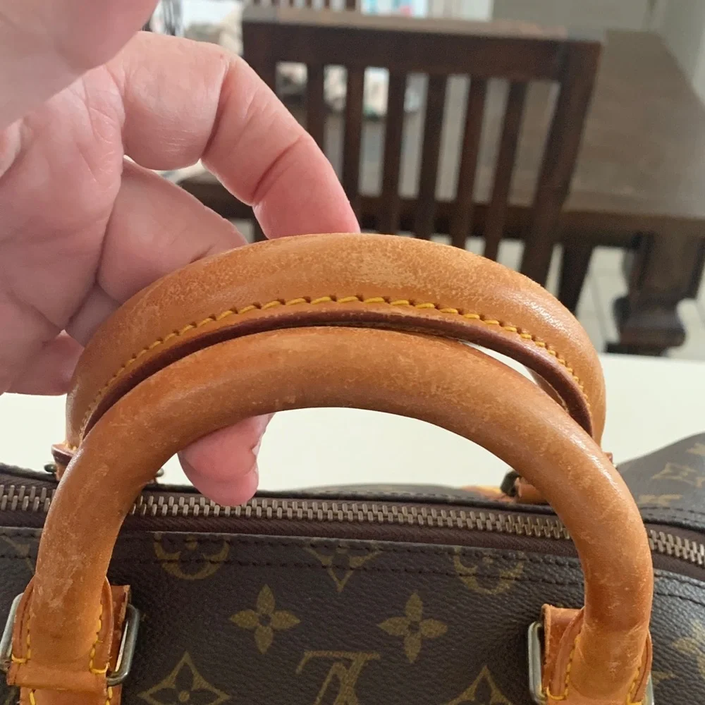 Louis Vuitton Luxury Brown Monogram Travel Bag